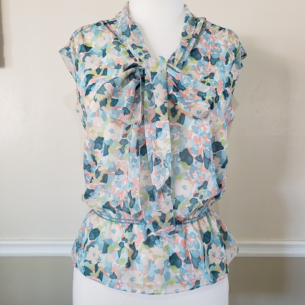 Max Studio Floral Blouse